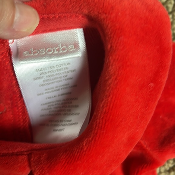 absorba (red) size 3 months. Really cute. Great condition! - Picture 4 of 6